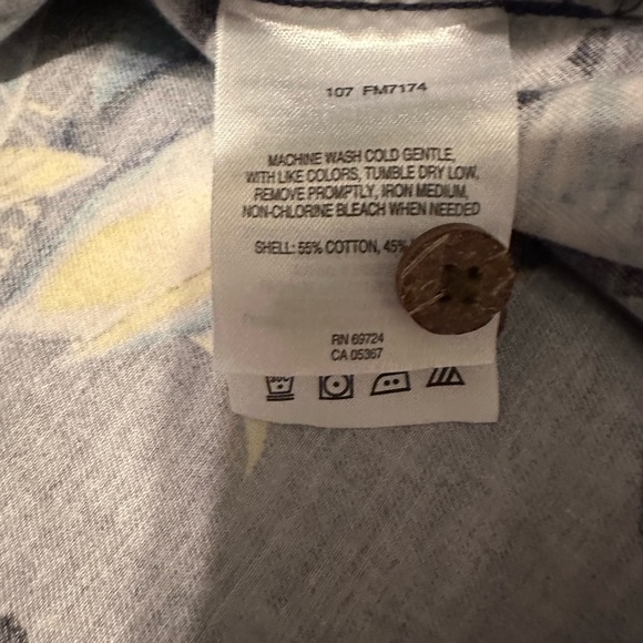 Men’s Columbia fish print short sleeve shirt - Picture 8 of 8